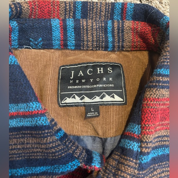 Jachs Flannel Jacket Men’s Large Multi-Color - Picture 2 of 2